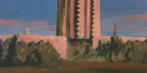 Sans titre, huile sur toile, 80 x 80 cm, 2012