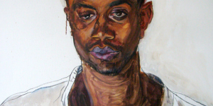 Mamadou, huile sur toile, 60 x 80 cm, 2009