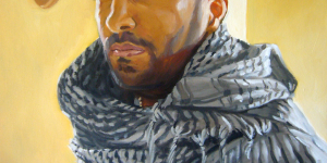 Mehdi, huile sur toile, 60 x 80 cm, 2009